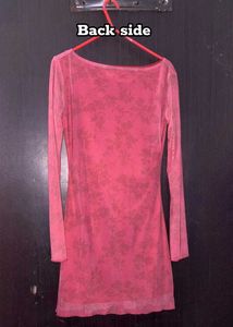 NEWME RED MINI DRESS