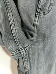 BERSHKA GREY CARGO FOR WOMEN