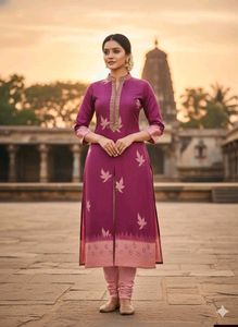 Elegant Maroon Banarasi Silk Saree