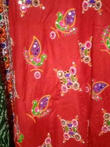 Red Green Choli