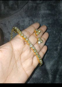 CZ/ AD choker Set
