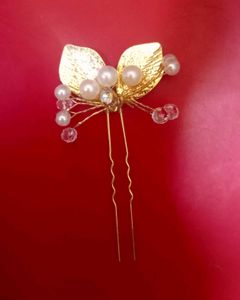 Floral Pearl Hair Pins - sets of 2