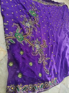 Dimond Work Saree