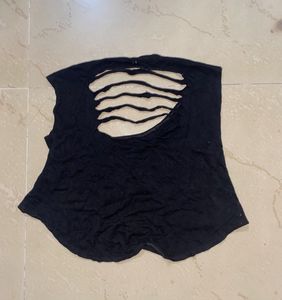Backless Crop Top