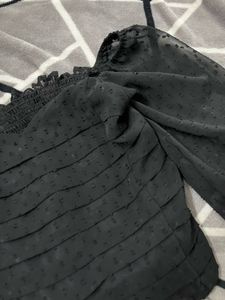 Black Long Sleeve Top