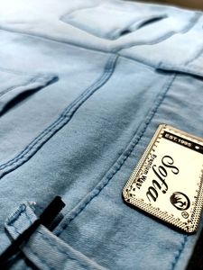 Blue Wide Leg Jeans