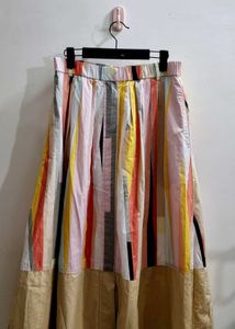 Cotton Midi Skirt