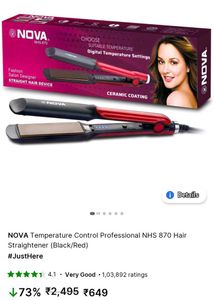 Hair Straightener (NOVA)