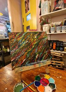 Handmade Abstract Canvas Painting