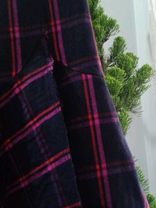 Plaid Flared Skirt