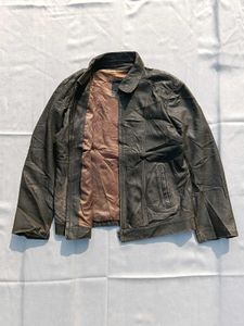 Vintage Brown Leather Jacket