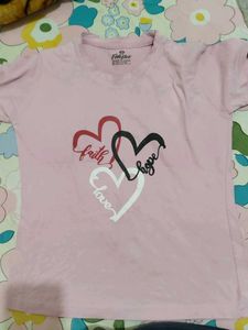 Cute Pink tishirt for girls