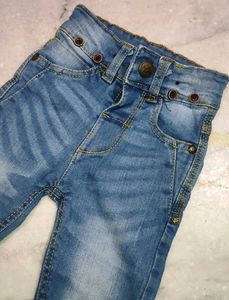 Blue Jeans Denim For 6- 9 Month Baby Girl