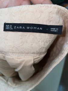 Zara Women Beige Skirt