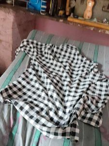 Checked Shirt m size used