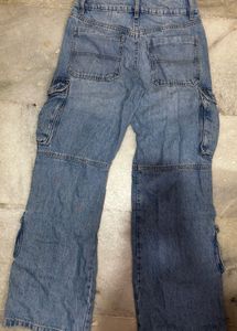 Garage Denim Cargo Pants