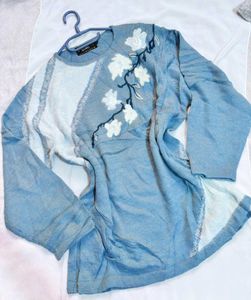 🎀Buy1 Get1 Free Floral Embroidered Knit Sweater F