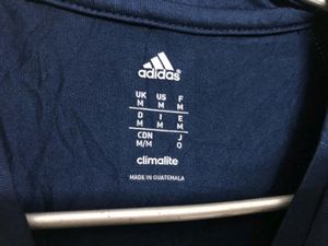 Adidas Blue Long Sleeve T Shirt