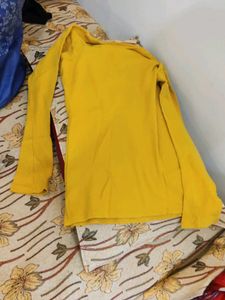 Yellow Long Sleeve Top