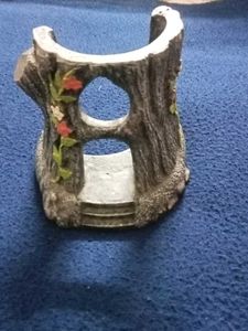 Miniature Fairy Garden Tree Stump House