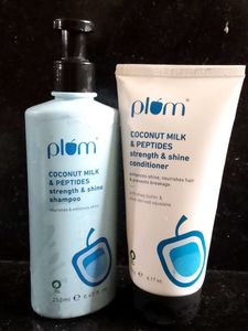 Plum Coconut Milk Shampoo &amp; Conditioner Set