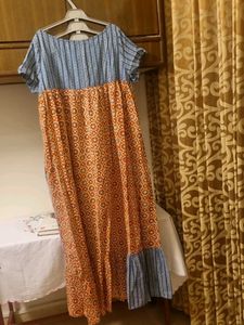 Smart Comfy Summery Ajrakh Print Dress