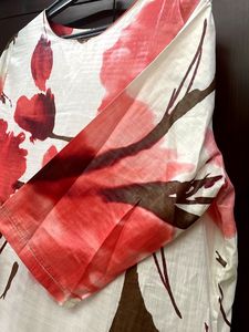 Floral Print Tunic Top