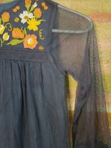Floral Embroidered Dress