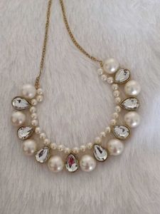 Pearl &amp; Crystal Necklace