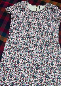 Patterned Casual Dress