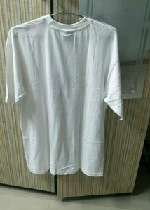 White Round Neck T Shirt