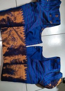 Drak Blue Saree