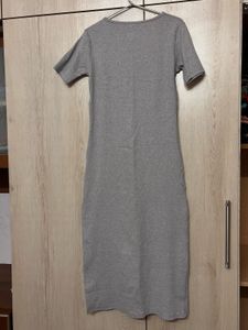 Gray Midi Dress