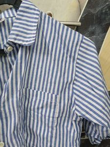 Striped Crop Top Shirt