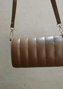 Trendy Brown Sling Cum Clutch