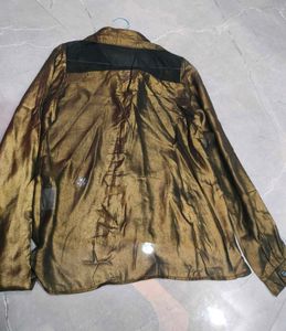 GOLDEN BLACK SHIRT TOP