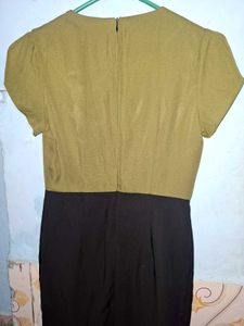 Two-Tone Sheath Dress