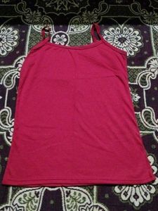 Red Sleeveless Tank Top