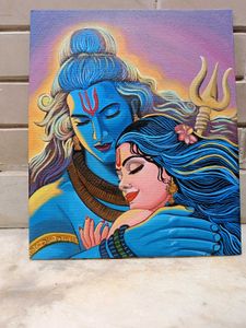 Shiv Parvati Painting