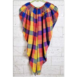 Checked Dhoti Pant