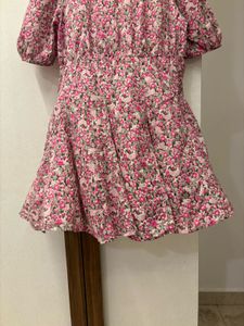 Floral Print Mini Dress