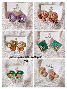 Enamel Earrings