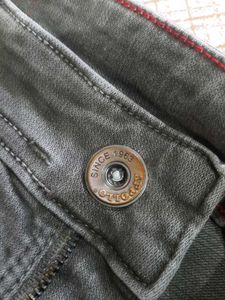 Grey Straight Leg Jeans