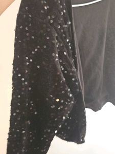 Sparkly Black Bolero Jacket