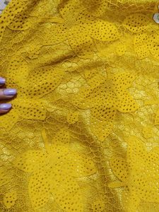Yellow Lace Top