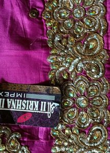 Silk Suit Piece, Dupatta And Salwar.