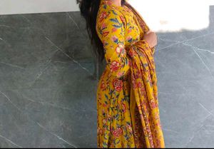 Floral Print Kurta Set