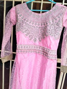 Light Pink Gown Wid Dupatta..