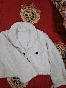 Cropped Teddy Jacket