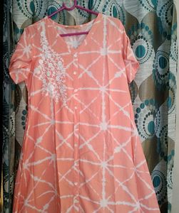 Peach Kurta